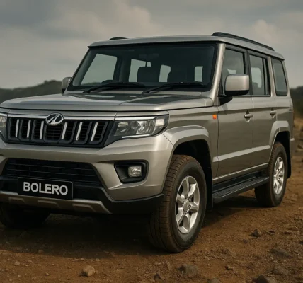 Mahindra Bolero 2025 on rough terrain