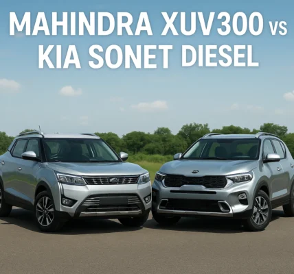 Mahindra XUV300 vs Kia Sonet diesel comparison
