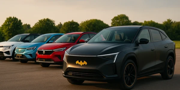 Mahindra BE 6 Batman Edition alternatives in India 2025 featuring Tata Harrier EV, Tata Curvv EV, Mahindra XEV 9e, MG ZS EV, and BYD Atto 3 premium electric SUVs with futuristic design and long-range performance.