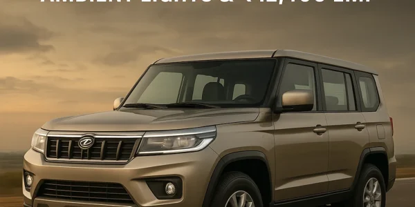 Mahindra Bolero 2025 stylish SUV with Rear AC, Ambient Lights & ₹12,400 EMI offer