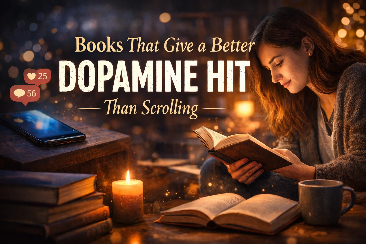 Books That Give a Better Dopamine Hit Than Endless Scrolling